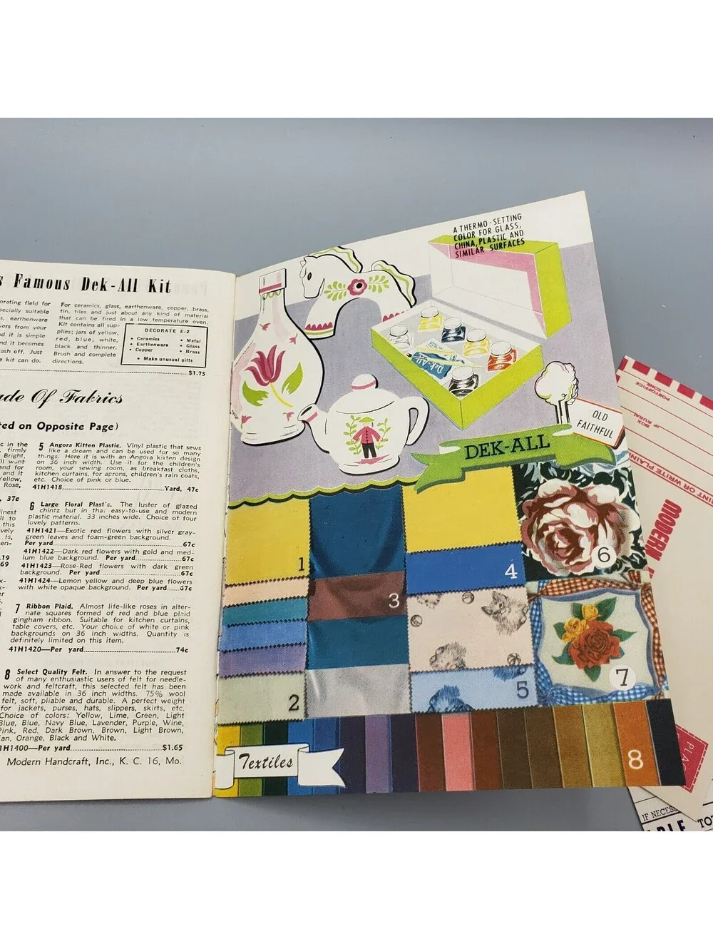 Vintage 1949-50 Catalog Aunt Ellen's Complete Guide to Needlework w/ Order Form